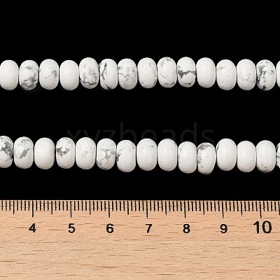 Synthetic Howlite Beads Strands G-K340-B06-02-1