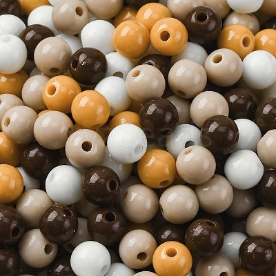 Opaque Acrylic Beads SACR-Q004-01J-1