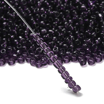 FGB 8/0 Grade A Round Glass Seed Beads SEED-Q006-3mm-F11-1