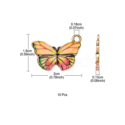 Printed Alloy Pendants FIND-YW0001-69A-1