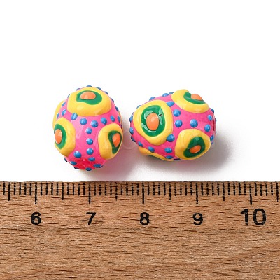 Glass Enamel Beads GLAA-C038-01C-1