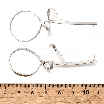 Tarnish Resistant 304 Stainless Steel Stud Earrings EJEW-L215-48P-1