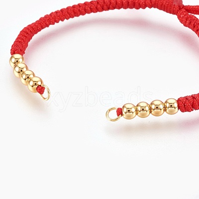 Nylon Cord Bracelet Making MAK-F024-M-G-1