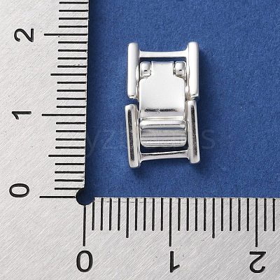 Brass Watch Band Clasps KK-F880-21D-S-1
