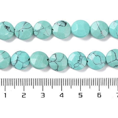 Synthetic Turquoise Beads Strands G-K357-B07-01-1