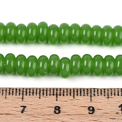 Imitation Jade Glass Beads GLAA-ZX008-6mm-17G-1