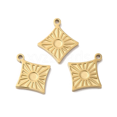 Ion Plating(IP) 316L Surgical Stainless Steel Charms STAS-H213-40G-1