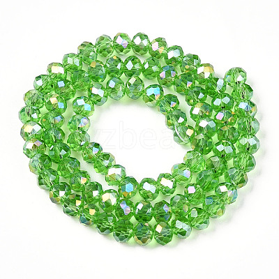 Electroplate Glass Beads Strands LS-EGLA-A044-T6mm-B11-1