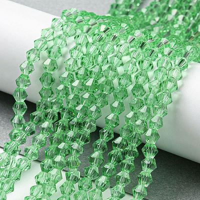 Transparent Glass Beads Strands GLAA-F029-3mm-24-1