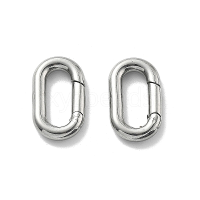 304 Stainless Steel Spring Gate Clasp Findings STAS-B082-05B-P-1