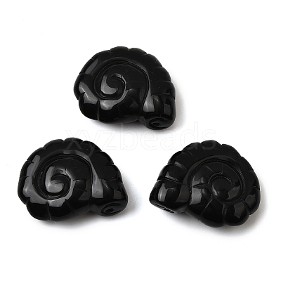 Natural Obsidian Pendants G-NH0065-01E-1