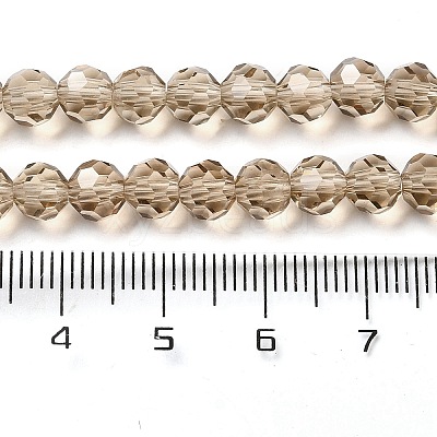 Transparent Glass Beads LS-EGLA-A035-T6mm-D16-1