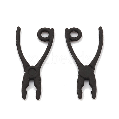 Spray Painted Alloy Pendants PALLOY-K003-09-1