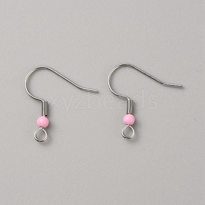 304 Stainless Steel Earring Hooks LS-STAS-WH0027-64P-12-1