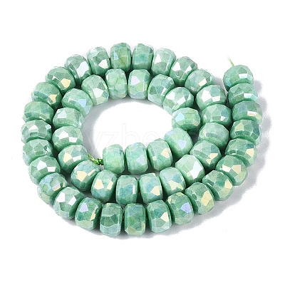 Anti-Tarnish Electroplate Glass Beads Strands GLAA-T025-10mm-11R-1