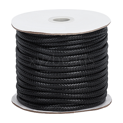 30M Braided Waxed Polyester Cords YC-WH0011-03A-1