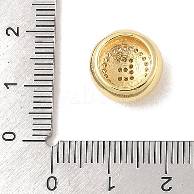 Rack Plating Brass & Cubic Zirconia Pendants KK-Z047-07G-E-RS-1