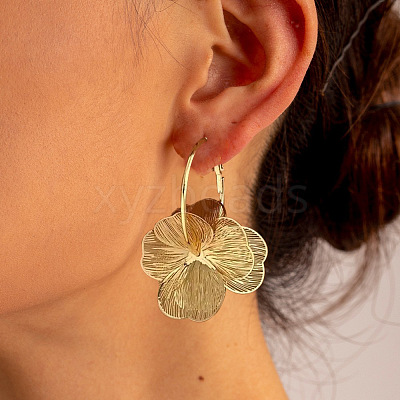 Alloy Hoop Earrings FS-WG33705-01-1