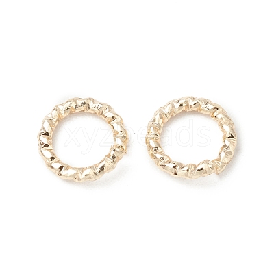 Brass Twisted Open Jump Rings KK-WH0060-02B-G-1