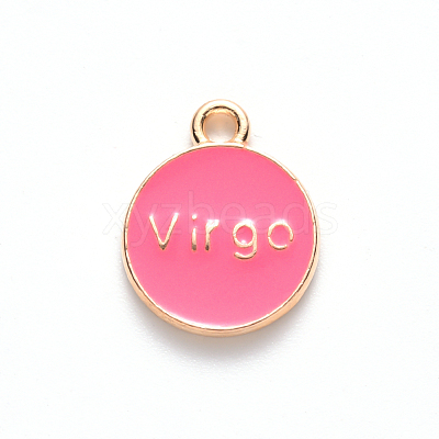 Alloy Enamel Pendants ENAM-S124-01A-03B-1