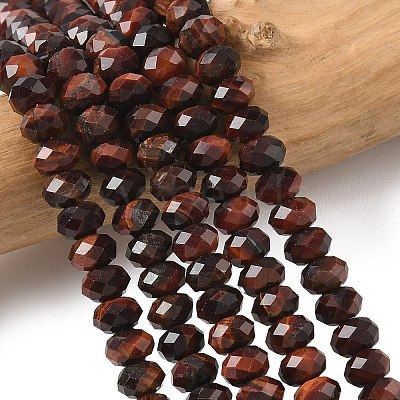 Natural Tiger Eye Bead Strands G-D344-A20-04-1