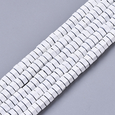 Spray Painted Non-magnetic Synthetic Hematite Beads Strands G-R468-02C-M-1