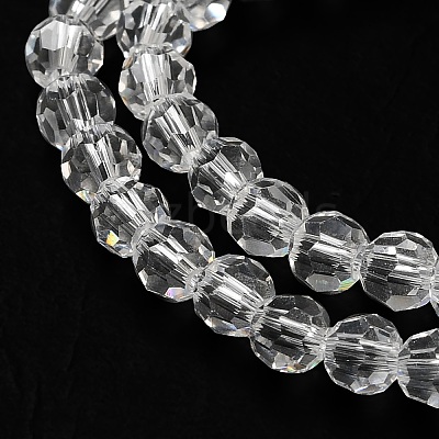 Transparent Glass Beads Strands EGLA-A035-T4mm-D19-1