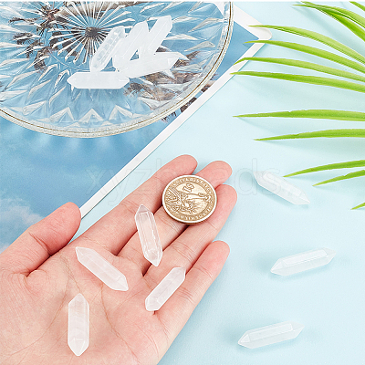 Natural Quartz Crystal Double Terminated Points G-WH0021-29-1