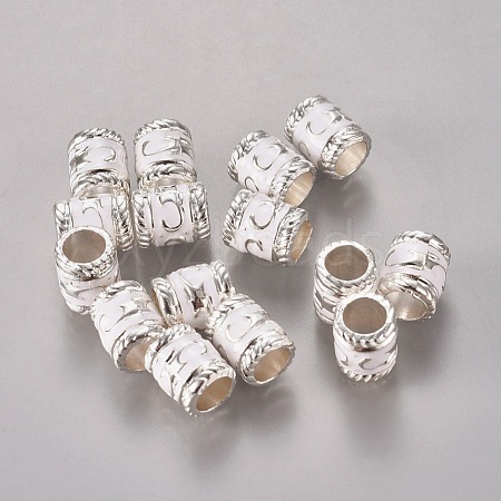 Enamel Alloy European Beads EA8640-4S-1