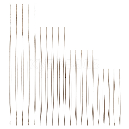 Craftdady Stainless Steel Big Eye Beading Needles TOOL-CD0001-01P-1