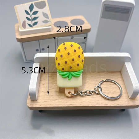 PVC Plastic Fruit Keychain PW-WGFDF8D-02-1