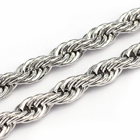 304 Stainless Steel Rope Chains CHS-O005-43B-1