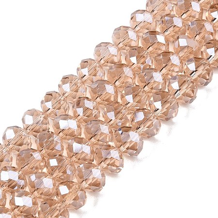 Electroplate Glass Beads Strands LS-EGLA-A044-T8mm-A20-1