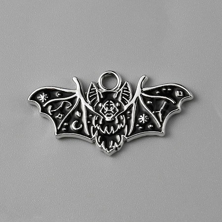 Halloween Alloy Enamel Pendants ENAM-CJC0002-34P-02-1