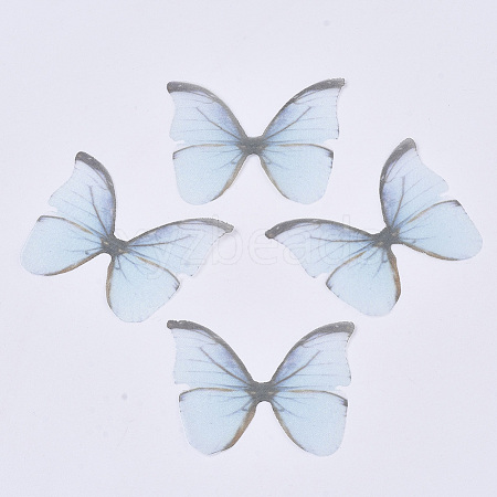 Two Tone Polyester Fabric Wings Crafts Decoration FIND-S322-012C-01-1
