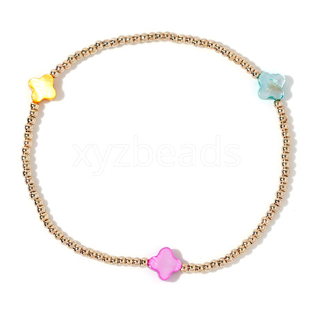 Fashionable European and American Style Shell Clover Bracelet for Best Friends. XK2364-1