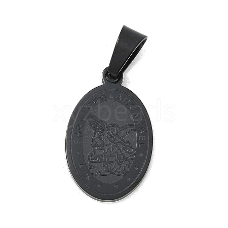 Ion Plating(IP) 304 Stainless Steel Pendants STAS-H356-07B-1