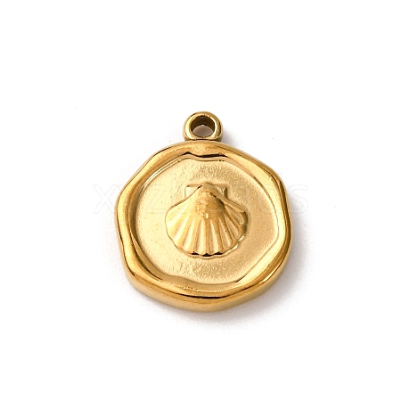 304 Stainless Steel Pendants STAS-I348-02G-04-1