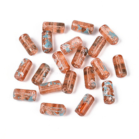 Picasso Transparent Glass Bugle Beads SEED-N010-02C-1