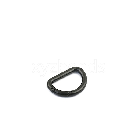 D-shaped Zinc Alloy Spring Ring Clasps PW-WGC1CD5-07-1