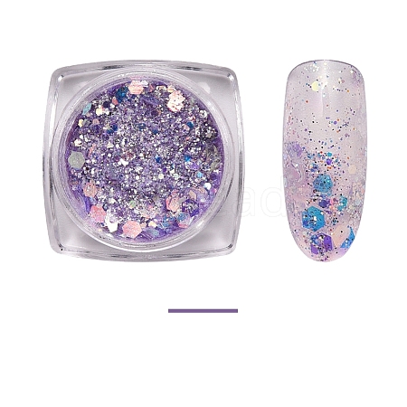 Shining Nail Art Glitter MRMJ-R082-123-04-1