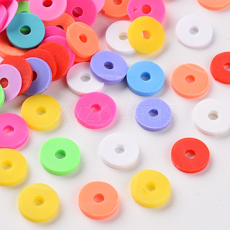 Handmade Polymer Clay Beads X-CLAY-T019-01A-1