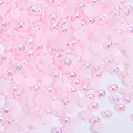 ABS Plastic Imitation Pearl Cabochons MRMJ-T020-4mm-04-1