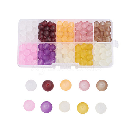 Transparent Glass Beads FGLA-X0001-02-10mm-1