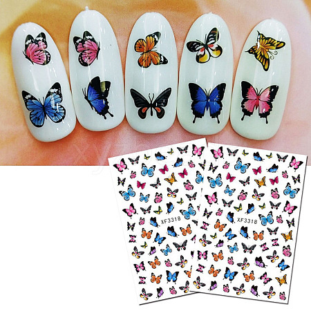 Foil Transfer Autumn Nail Art Sticker MRMJ-T078-235D-1