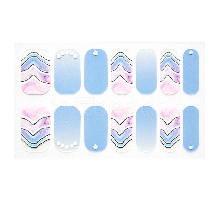 Full Cover Nombre Nail Stickers MRMJ-S060-ZX3466-1