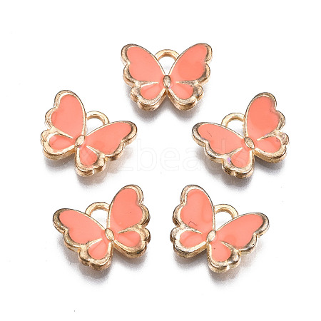 Alloy Enamel Charms X-ENAM-S121-070I-1