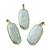 Natural Amazonite Pendants G-A099-01G-02-1