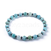 Natural Hemimorphite Stretch Bracelets BJEW-JB04493-02-1