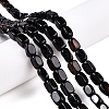 Natural Black Agate(Dyed & Heated) Beads Strands G-T138-110-1